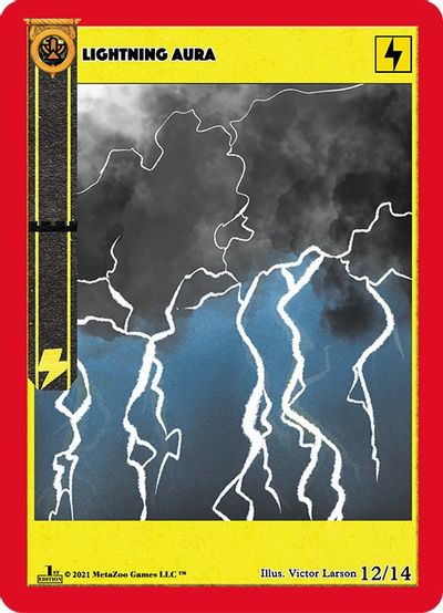 Lightning Aura [Cryptid Nation: First Edition Gaasyendietha Deck] Metazoo