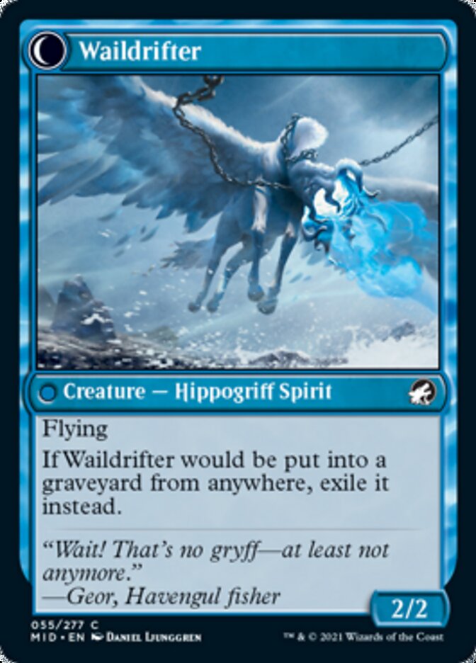 Galedrifter // Waildrifter [Innistrad: Midnight Hunt] Magic: The Gathering