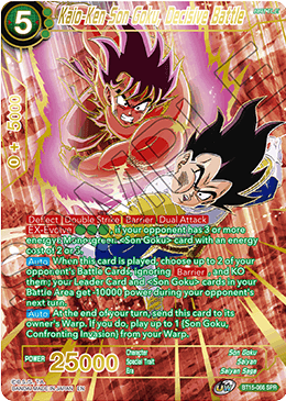 Kaio-Ken Son Goku, Decisive Battle (SPR) (BT15-066) [Saiyan Showdown] Dragon Ball Super