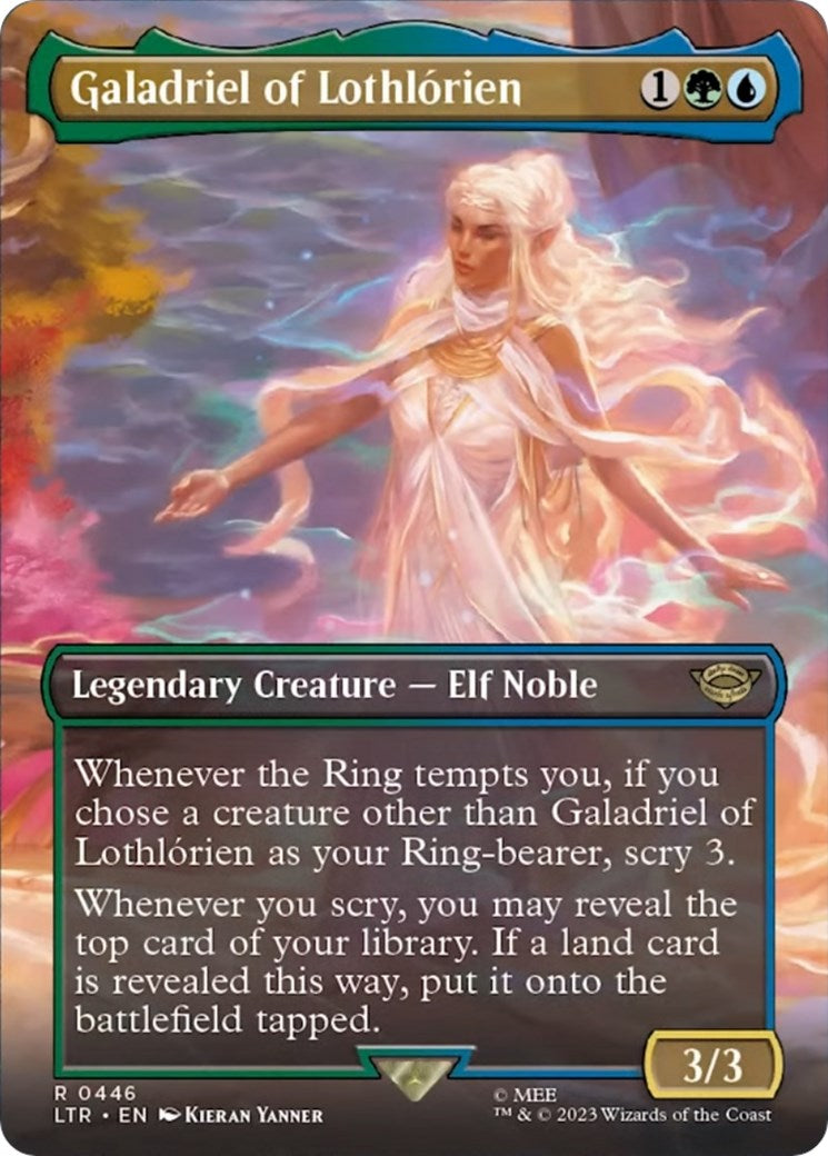 Galadriel of Lothlorien (Borderless Alternate Art) [The Lord of the Rings: Tales of Middle-Earth] Magic: The Gathering