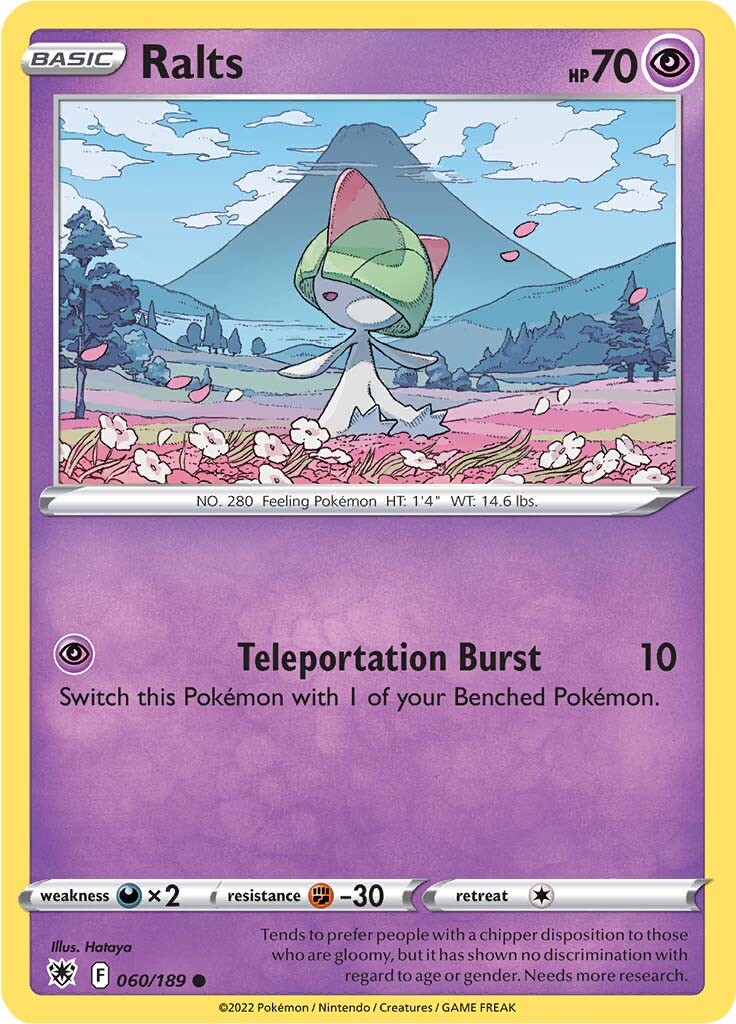 Ralts (060/189) [Sword & Shield: Astral Radiance] Pokémon