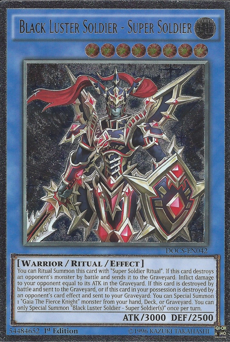 Black Luster Soldier - Super Soldier (UTR) [DOCS-EN042] Ultimate Rare Yu-Gi-Oh!