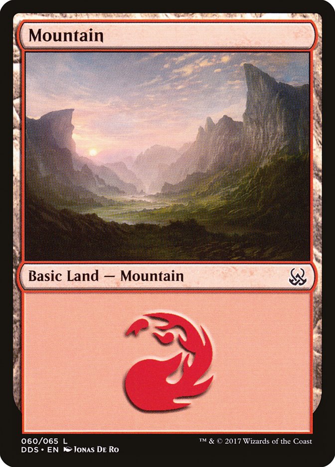 Mountain (60) [Duel Decks: Mind vs. Might] Magic: The Gathering