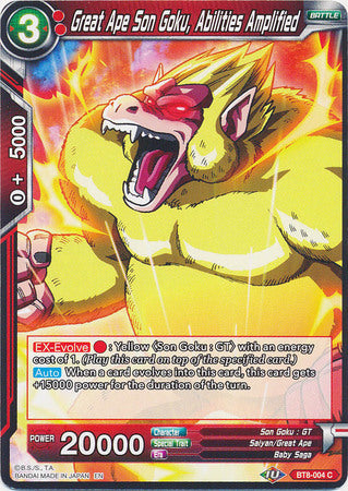 Great Ape Son Goku, Abilities Amplified (BT8-004) [Malicious Machinations] Dragon Ball Super