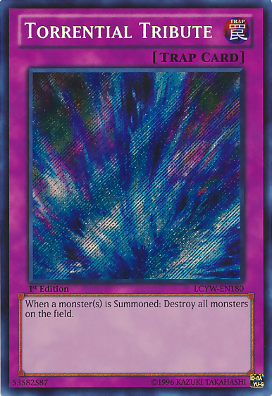 Torrential Tribute [LCYW-EN180] Secret Rare Yu-Gi-Oh!