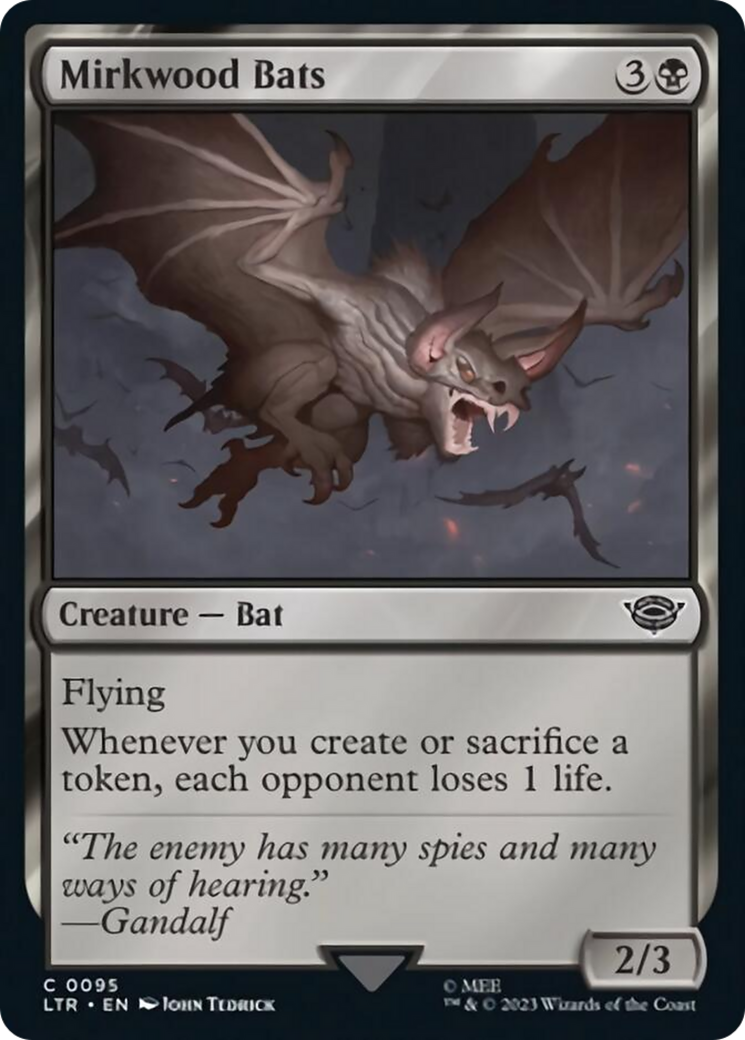 Mirkwood Bats [The Lord of the Rings: Tales of Middle-Earth] Magic: The Gathering
