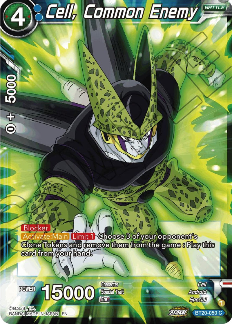 Cell, Common Enemy (BT20-050) [Power Absorbed] Dragon Ball Super