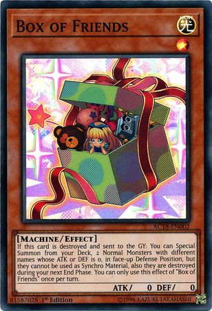 Box of Friends [AC18-EN002] Super Rare Yu-Gi-Oh!