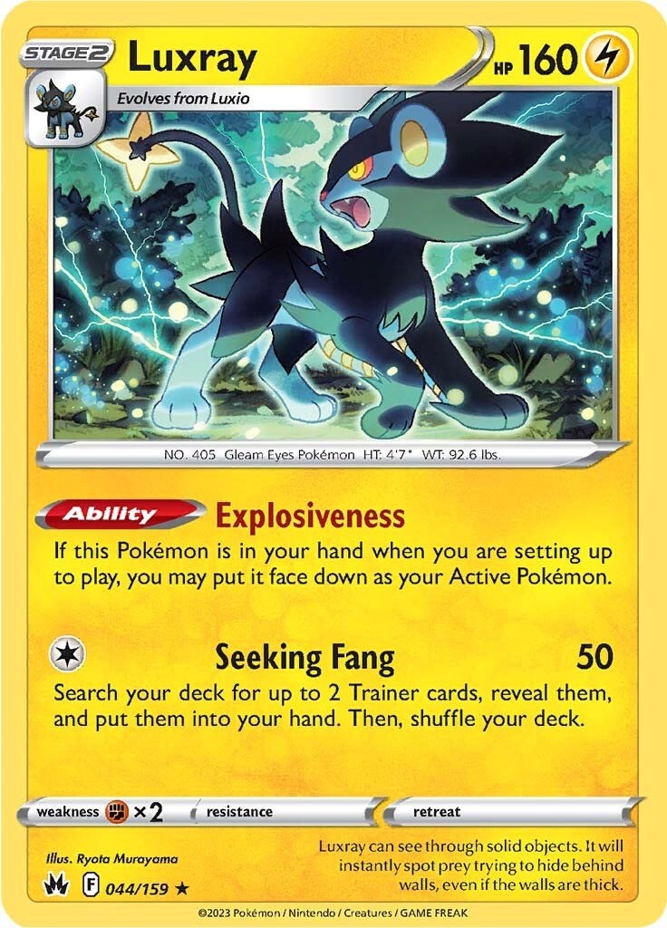 Luxray (044/159) (44) [Sword & Shield: Crown Zenith] Pokémon