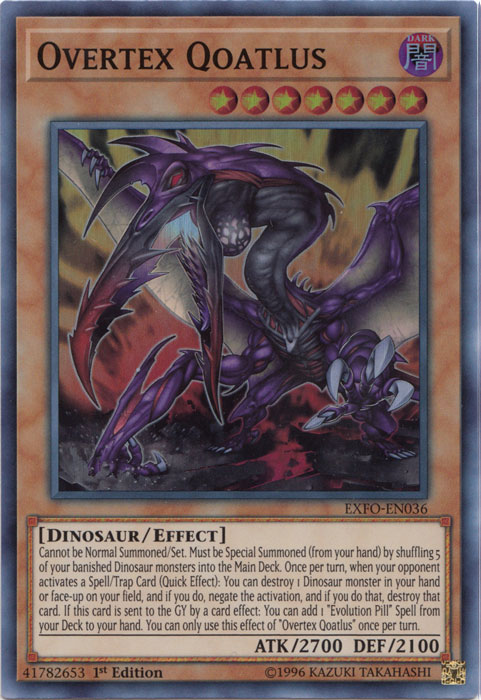 Overtex Qoatlus [EXFO-EN036] Super Rare Yu-Gi-Oh!