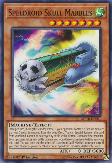 Speedroid Skull Marbles [MP18-EN001] Common Yu-Gi-Oh!