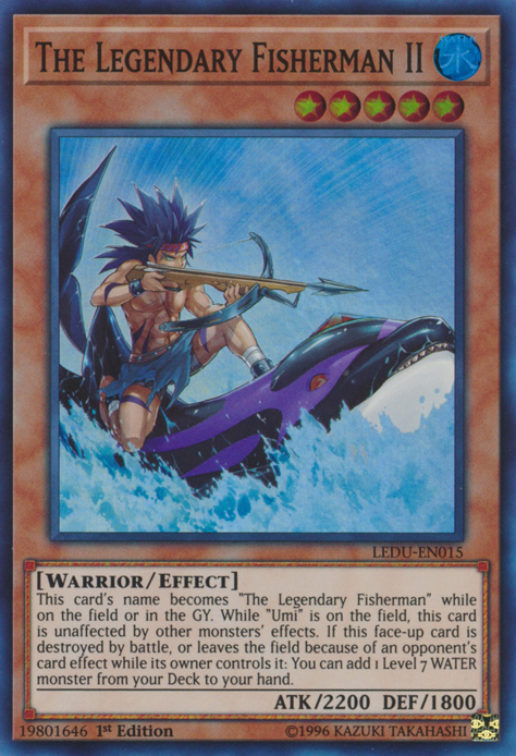 The Legendary Fisherman II [LEDU-EN015] Super Rare Yu-Gi-Oh!