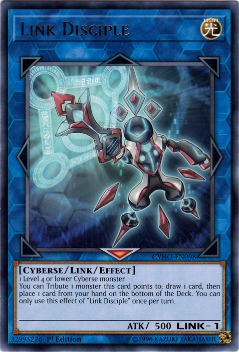 Link Disciple [CYHO-EN098] Rare Yu-Gi-Oh!