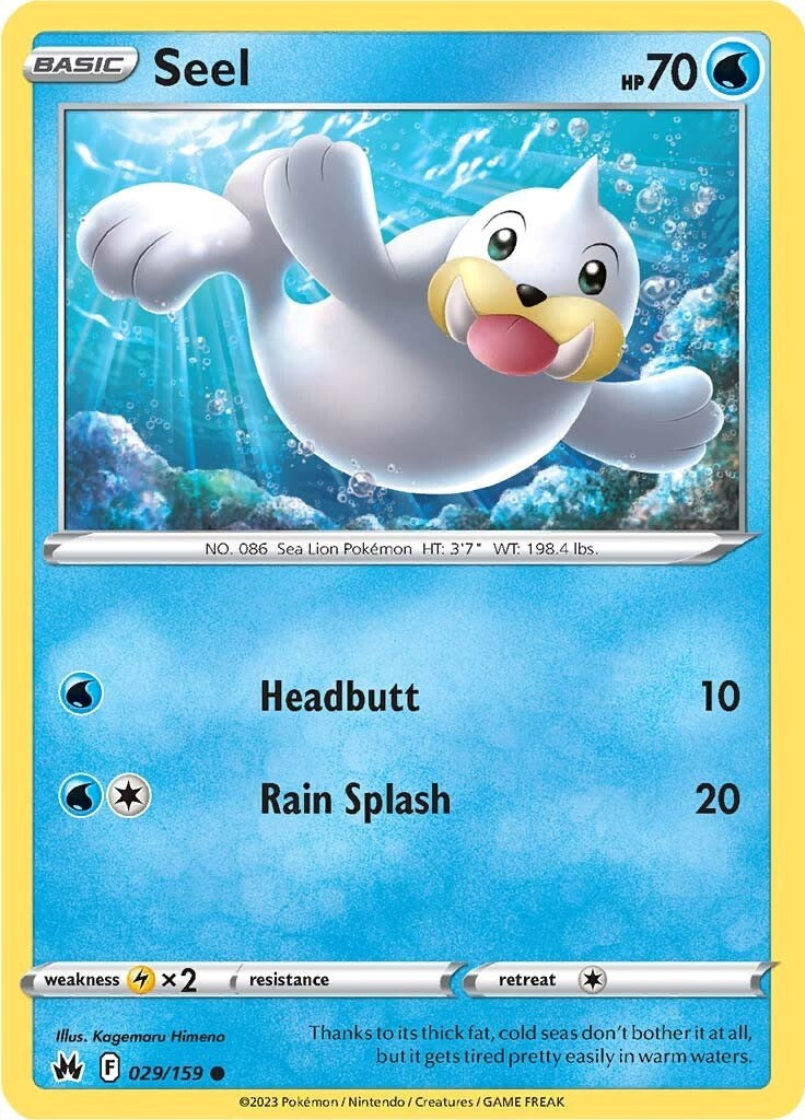 Seel (029/159) [Sword & Shield: Crown Zenith] Pokémon