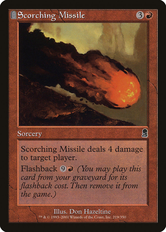 Scorching Missile [Odyssey] Magic: The Gathering