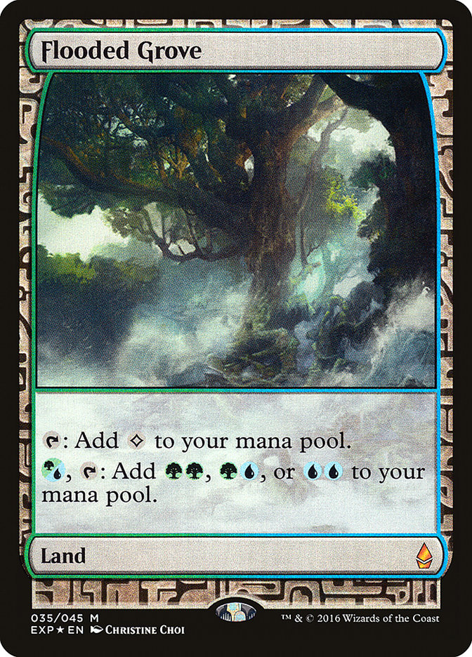 Flooded Grove [Zendikar Expeditions] Magic: The Gathering