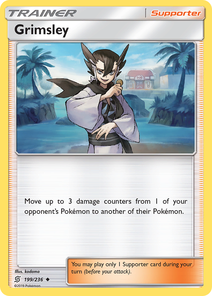 Grimsley (199/236) [Sun & Moon: Unified Minds] Pokémon