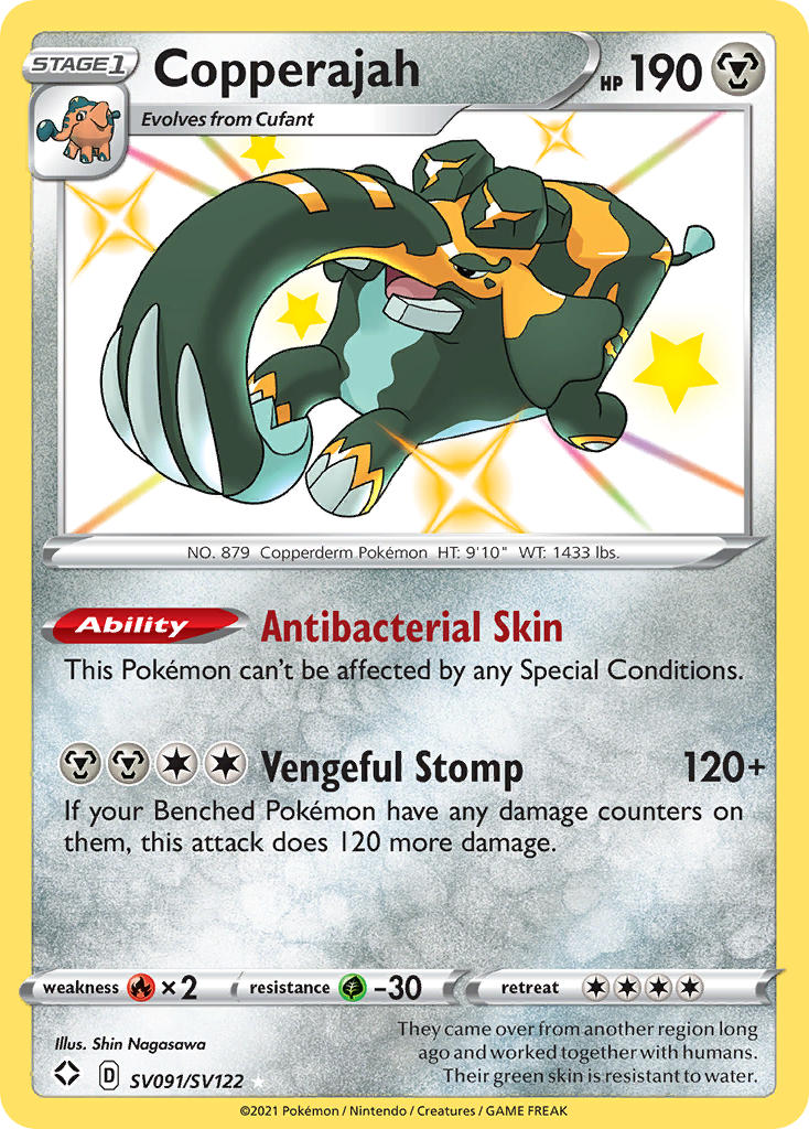 Copperajah (SV091/SV122) [Sword & Shield: Shining Fates] Pokémon