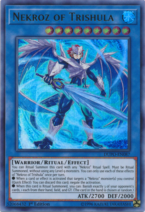 Nekroz of Trishula [DUPO-EN087] Ultra Rare Yu-Gi-Oh!