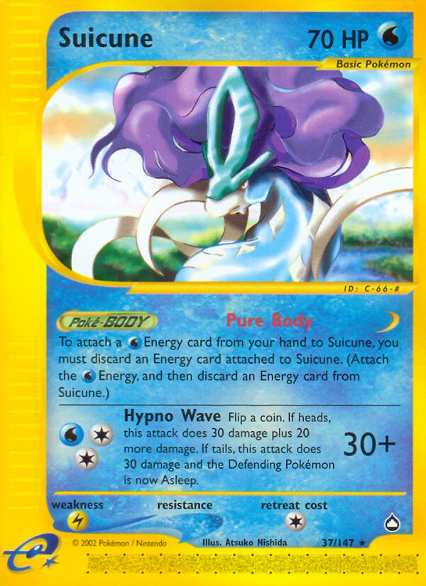 Suicune (37/147) [Aquapolis] Pokémon