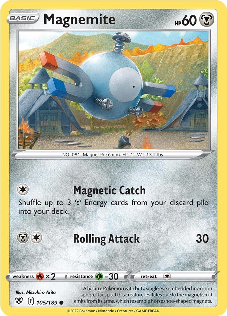 Magnemite (105/189) [Sword & Shield: Astral Radiance] Pokémon