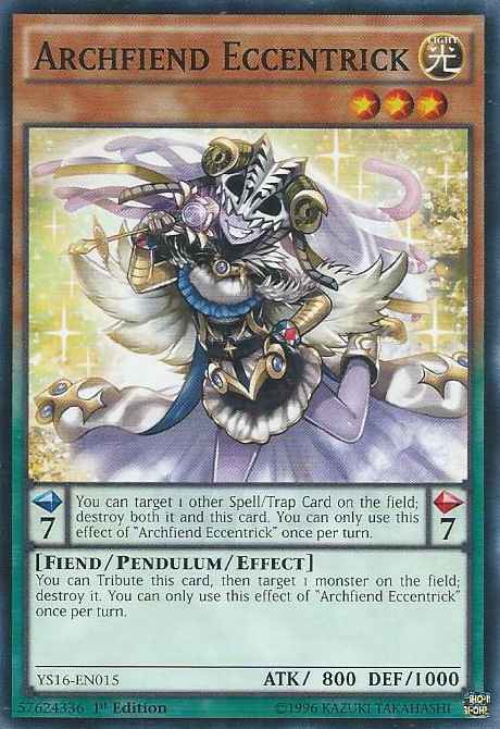 Archfiend Eccentrick [YS16-EN015] Common Yu-Gi-Oh!