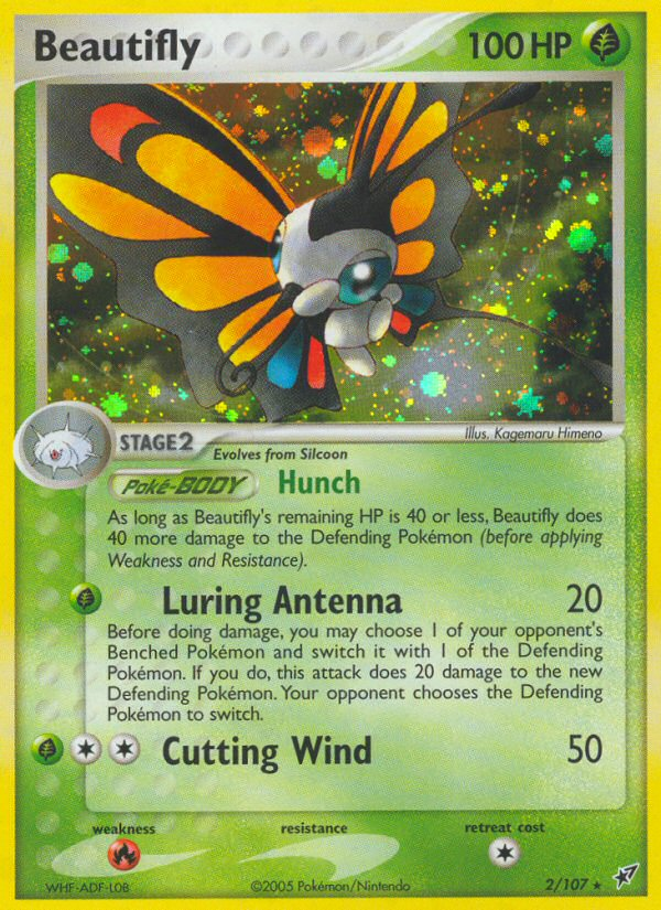 Beautifly (2/107) [EX: Deoxys] Pokémon