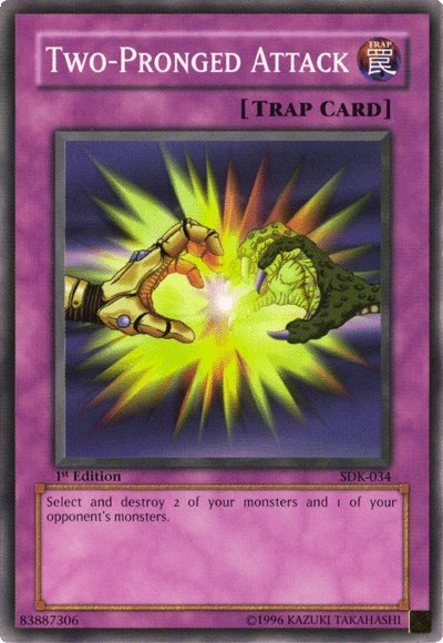 Two-Pronged Attack [SDK-034] Common Yu-Gi-Oh!