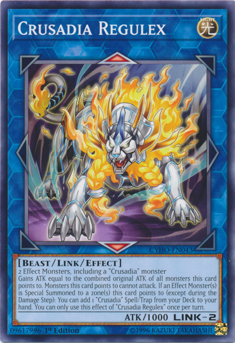 Crusadia Regulex [CYHO-EN043] Common Yu-Gi-Oh!