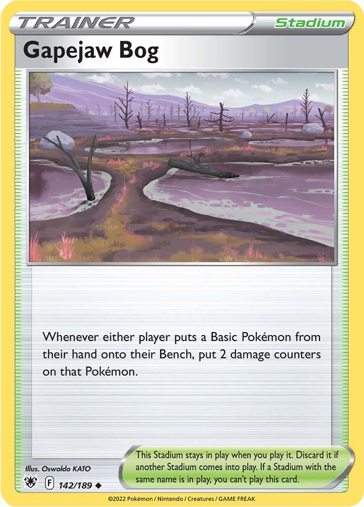 Gapejaw Bog (142/189) [Sword & Shield: Astral Radiance] Pokémon