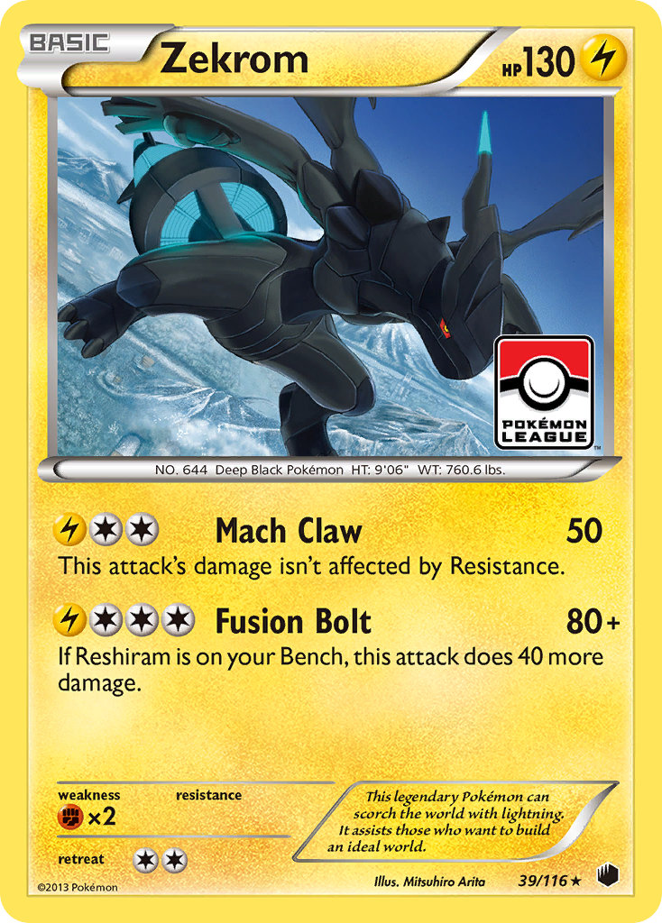 Zekrom (39/116) [Black & White: Plasma Freeze] Pokémon