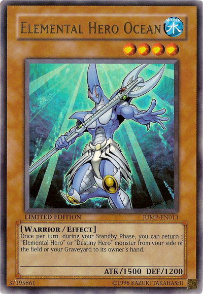 Elemental Hero Ocean [JUMP-EN013] Ultra Rare Yu-Gi-Oh!