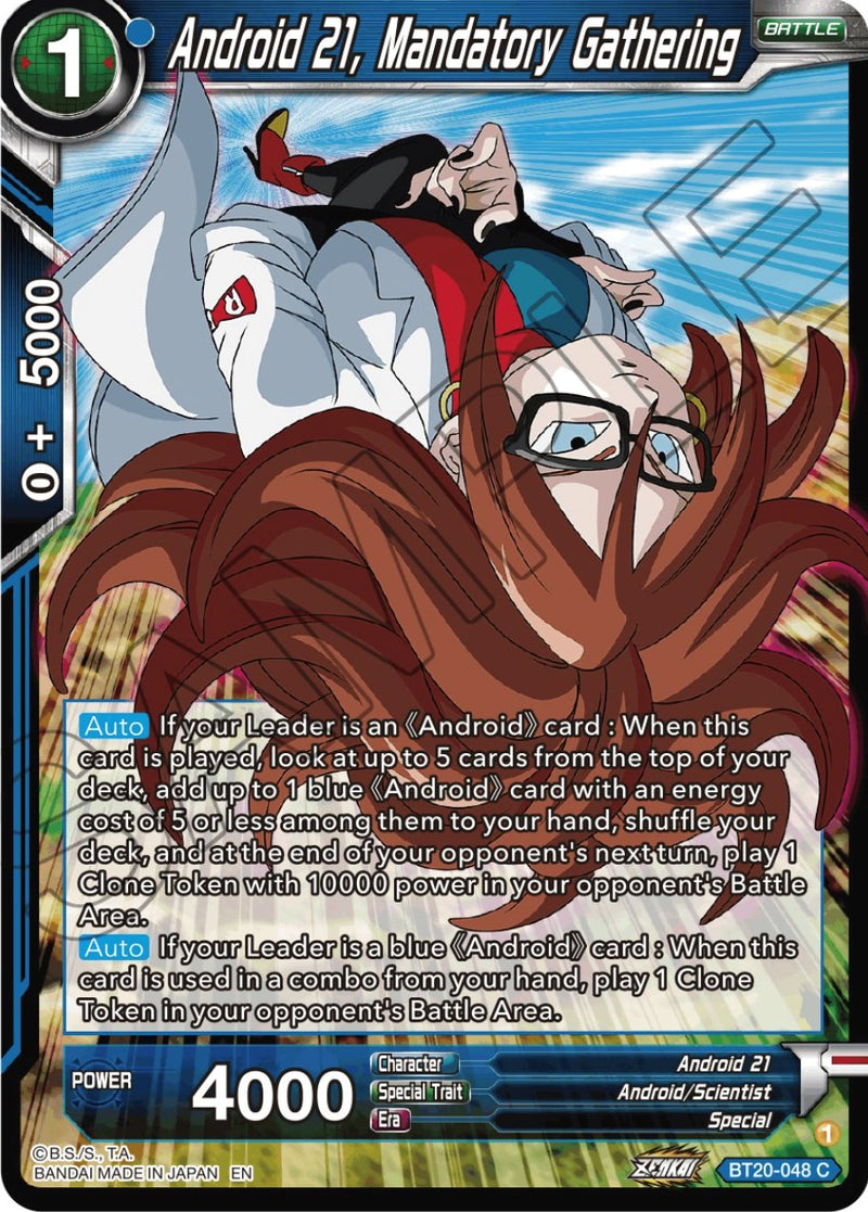 Android 21, Mandatory Gathering (BT20-048) [Power Absorbed] Dragon Ball Super