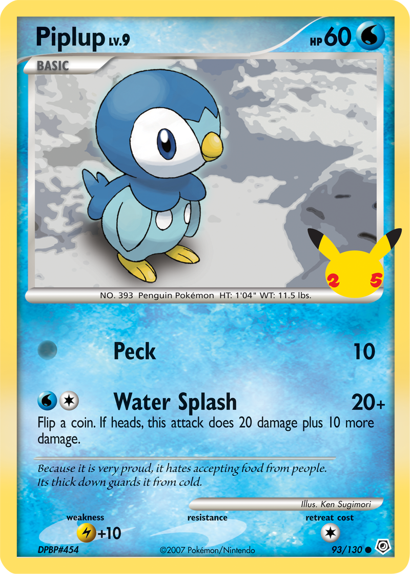 Piplup (93/130) [First Partner Pack] Pokémon