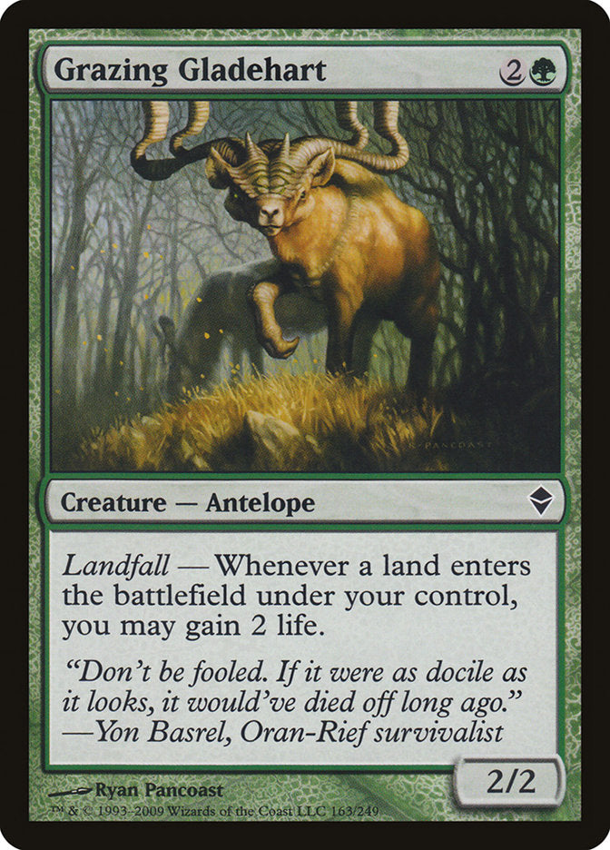 Grazing Gladehart [Zendikar] Magic: The Gathering