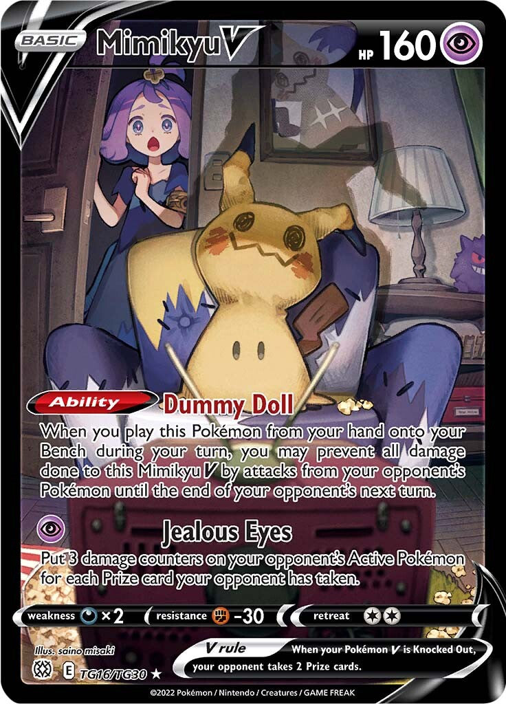 Mimikyu V (TG16/TG30) [Sword & Shield: Brilliant Stars] Pokémon