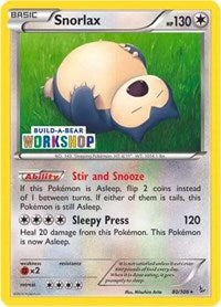 Snorlax (80/106) (Build-a-Bear Workshop Exclusive) [XY: Flashfire] Pokémon