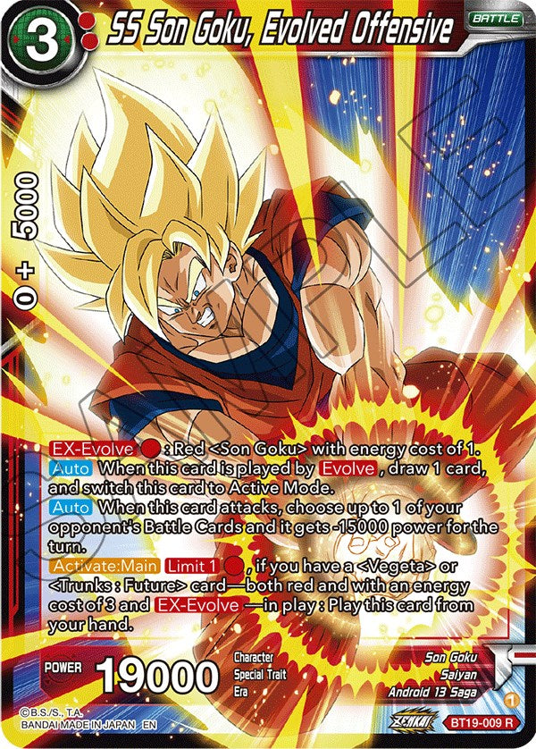 SS Son Goku, Evolved Offensive (BT19-009) [Fighter's Ambition] Dragon Ball Super