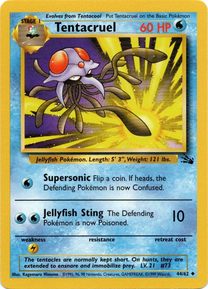 Tentacruel (44/62) [Fossil Unlimited] Pokémon