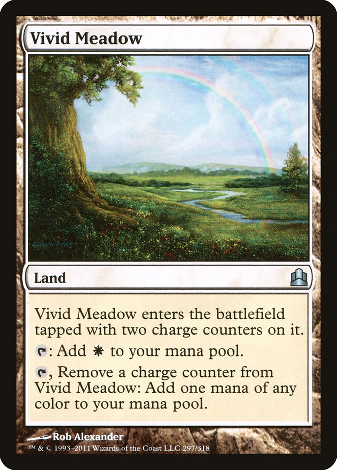 Vivid Meadow [Commander 2011] Magic: The Gathering
