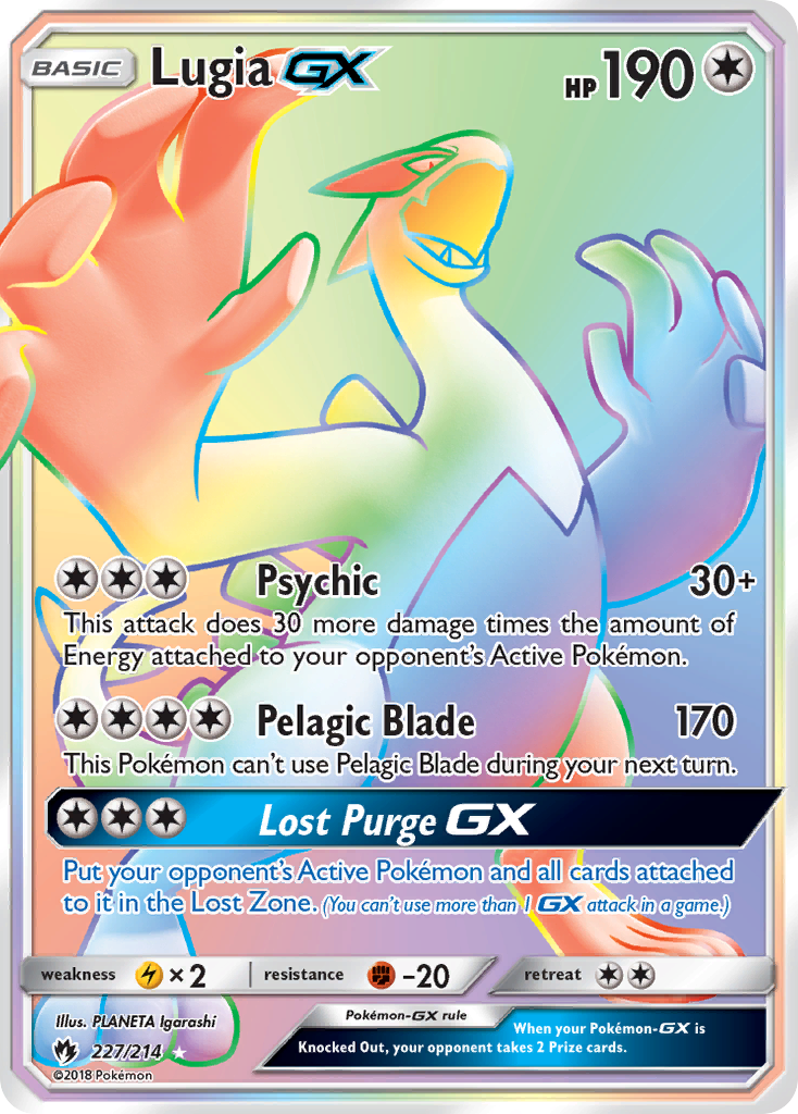 Lugia GX (227/214) [Sun & Moon: Lost Thunder] Pokémon