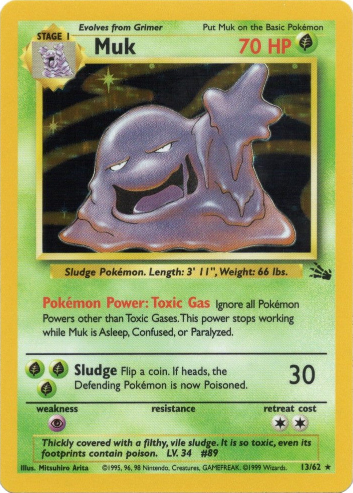 Muk (13/62) [Fossil Unlimited] Pokémon