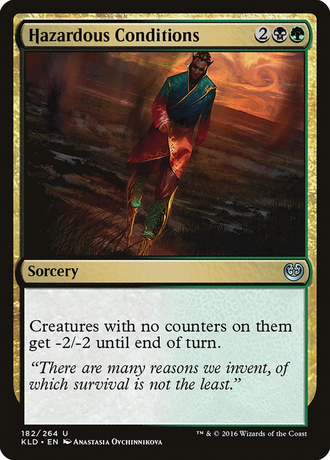 Hazardous Conditions [Kaladesh] Magic: The Gathering