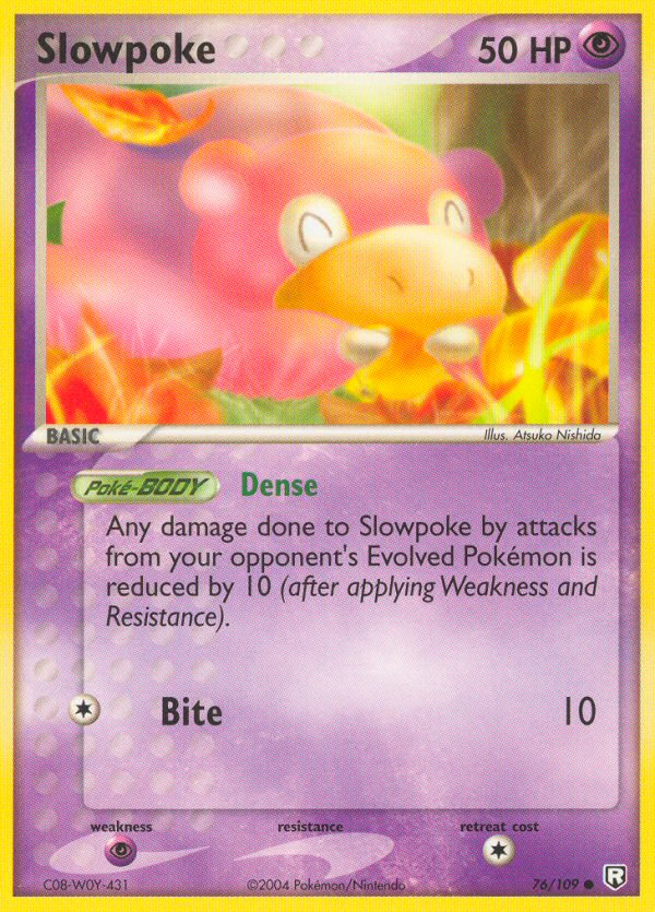 Slowpoke (76/109) [EX: Team Rocket Returns] Pokémon