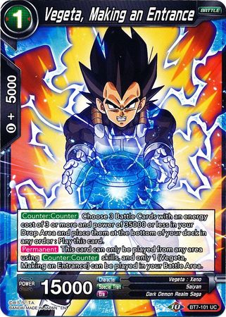 Vegeta, Making an Entrance (BT7-101) [Assault of the Saiyans] Dragon Ball Super