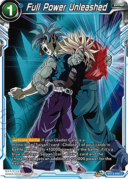 Full Power Unleashed (Common) (BT13-058) [Supreme Rivalry] Dragon Ball Super