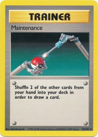 Maintenance (83/102) [Base Set Unlimited] Pokémon