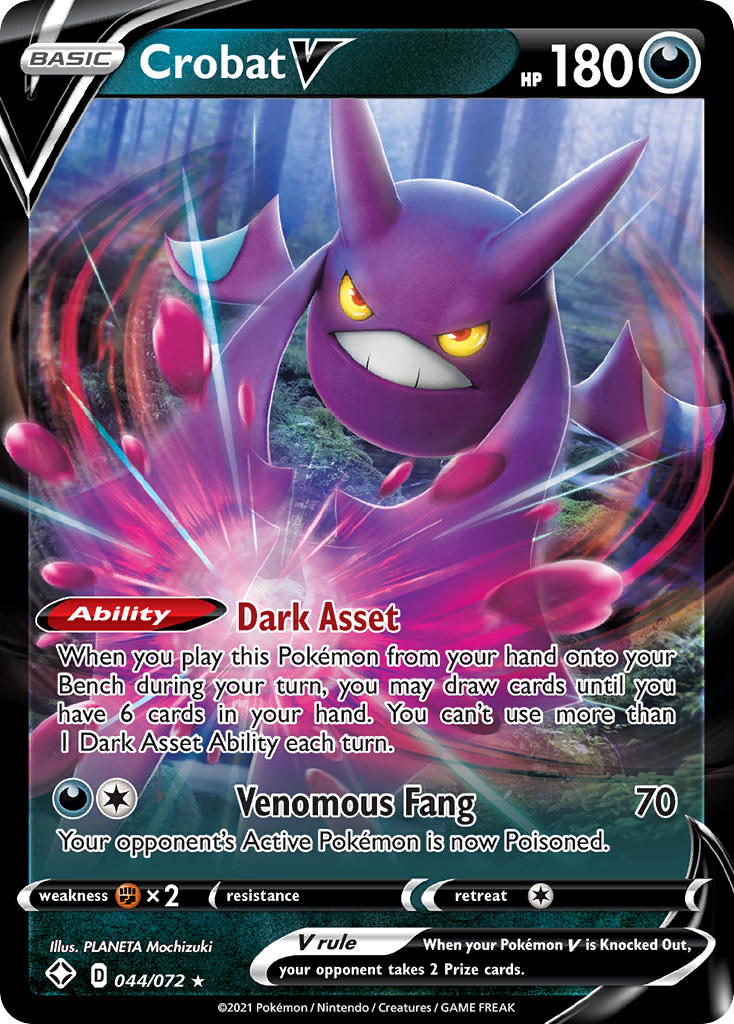 Crobat V (044/072) [Sword & Shield: Shining Fates] Pokémon