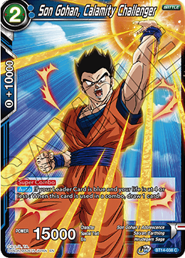 Son Gohan, Calamity Challenger (BT14-038) [Cross Spirits] Dragon Ball Super