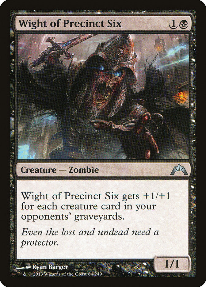 Wight of Precinct Six [Gatecrash] Magic: The Gathering